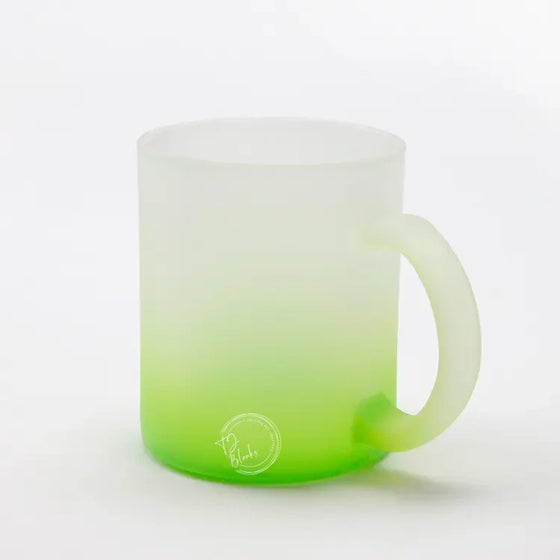 11oz Sublimation Frosted Glass Mugs - Various Colours