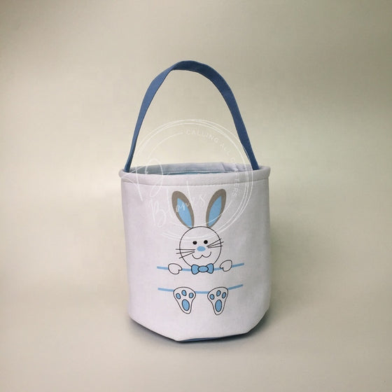 Easter Basket with Handle - Bunny
